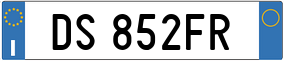 Truck License Plate
